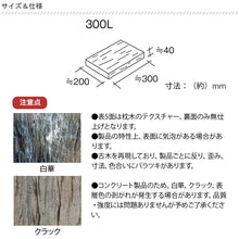 画像をギャラリービューアに読み込む, 【砂利との同時配送のみ】コンクリート枕木 レイルスリーパー ペイブライト 300L