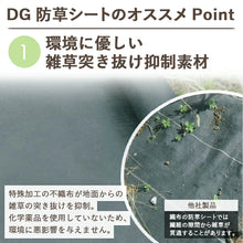 画像をギャラリービューアに読み込む, 【送料無料｜沖縄・離島除く】防草シート 黒 1ｍ×50ｍ巻き 下敷き用 50平米分 DG防草シート
