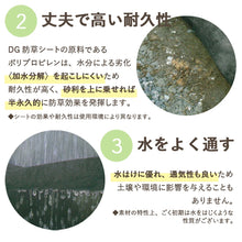 画像をギャラリービューアに読み込む, 【送料無料｜沖縄・離島除く】防草シート 黒 1ｍ×50ｍ巻き 下敷き用 50平米分 DG防草シート
