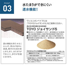 画像をギャラリービューアに読み込む, 【送料無料｜北海道・沖縄・離島除く】ワンユニオンぺイブ　300×300×60 (2枚セット）　お庭の宅配便
