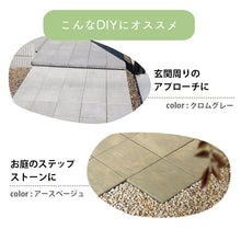 画像をギャラリービューアに読み込む, 【送料無料｜北海道・沖縄・離島除く】コンクリートタイル エクレル 全6色 2枚セット 12枚セット
